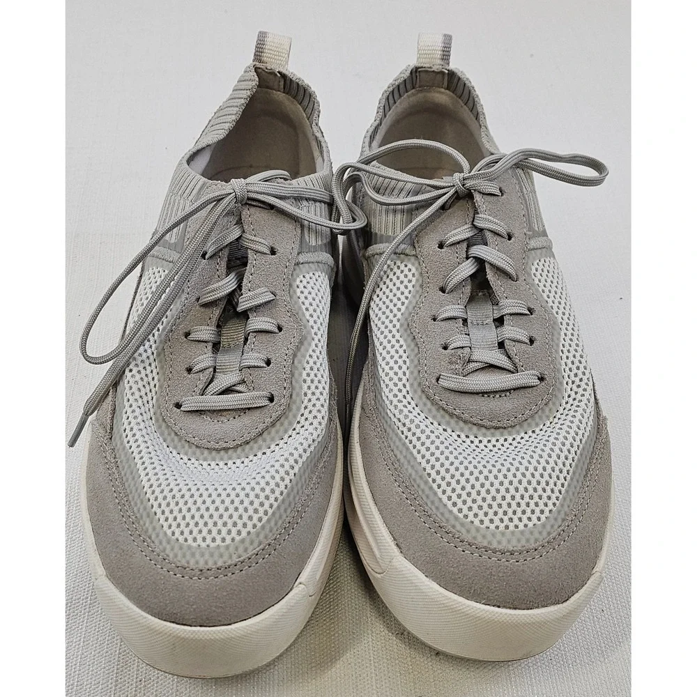 Sorel Kinetic Impact II Lace Sneakers Womens 9.5 Grey Mesh‎ Suede NL4964-009